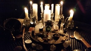 Full Crow Moon Altar