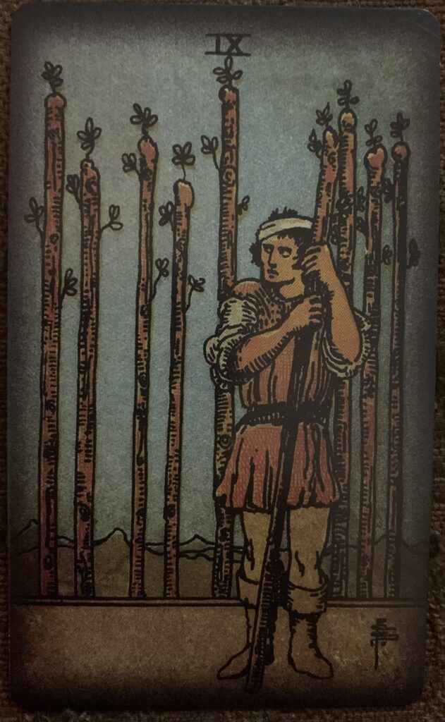 9 of Wands - Rider Waite