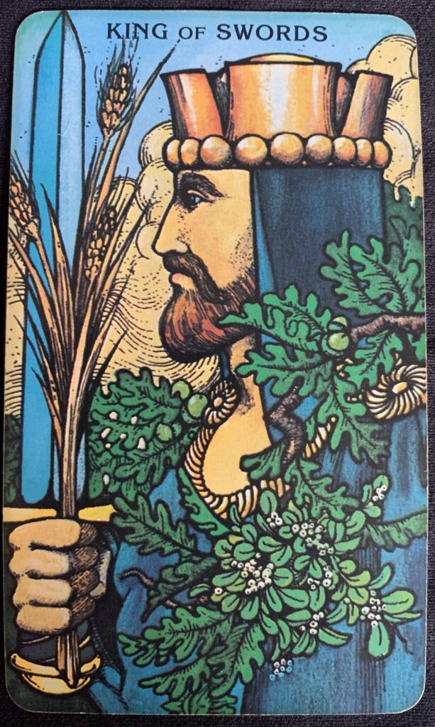 King of Swords from the Morgan-Greer Tarot Deck